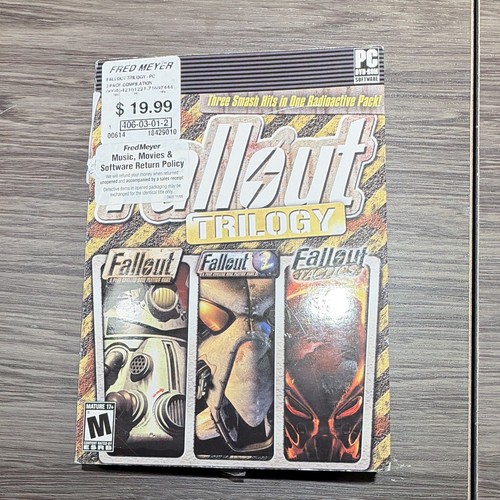 Fallout trilogy dvd rom - fallout, pc