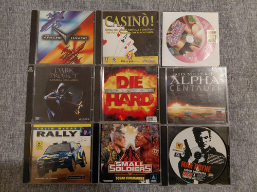 Lotto giochi rom - pc, cd-rom