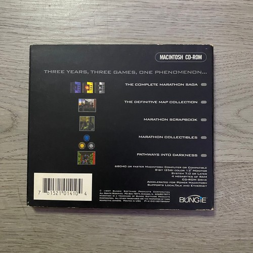 Bungie marathon trilogy - trilogy, box